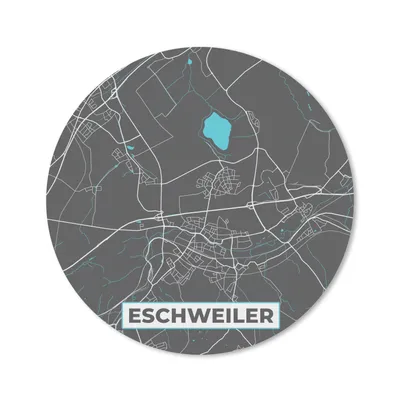 Produktbild von MuchoWow® Mauspad Mousepad Stadtplan - Eschweiler - Deutschland - Karte 40x40 cm - Mousepads - Maus Mat - Pad - Mausunterlage - Schreibtisch Accessoires