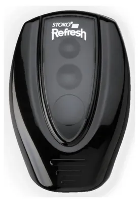 Productafbeelding van Stoko toiletbrilreiniger, zwarte kunststof wanddispenser voor 500 ml toiletreiniger