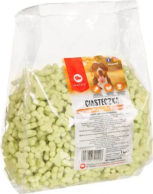 Produktbild von MACED Puppy mint bones cookies - Hundeleckerli - 1 kg