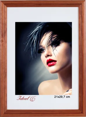 Produktbild von Artos Holz Bilderrahmen Acrylglas Plexi Lifestyle Foto Rahmen Collage Wanddeko Poster - Farbe: Braun | Format: 50x70
