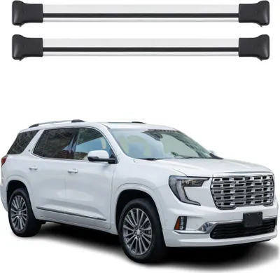 Image de OMAC Barres de toit en aluminium pour GMC Acadia III 2024-2026 Gris 2Pcs