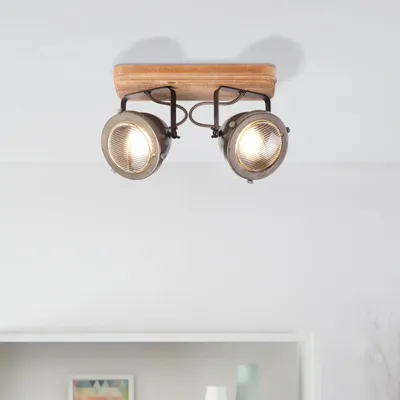 Immagine prodotto di Lampada a soffitto dal design industriale elegante | 27 x 12 cm