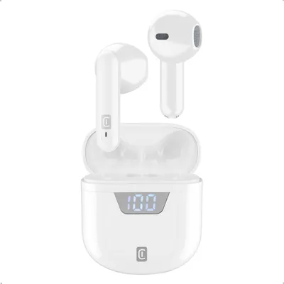Produktbild von Cellularline SEEK, True Wireless Stereo (TWS), Anrufe/Musik, 94 g, Kopfhörer, Weiß
