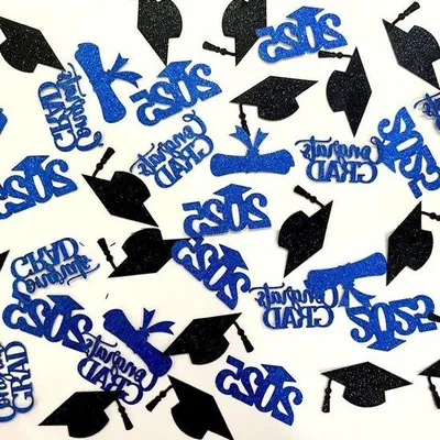 Immagine prodotto di Carta decorativa a motivi floreali per occasioni speciali, blu, 2025.