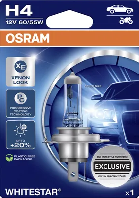 Produktbild von Osram Scheinwerferlampe H4 Whitestar 2.0