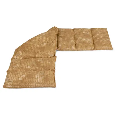 Produktbild von Traubenkernkissen 75x20cm groß 8-Kammer. batik-gold. Wärmekissen, Körnerkissen