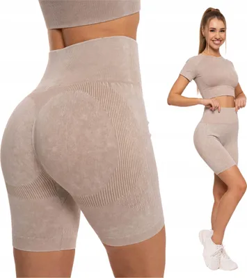 Produktbild von Damen Kurze Leggings Biker Push-Up Hohe Taille MORAJ L/XL