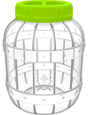 Productafbeelding van Opslagvat met deksel, multifunctioneel, 5 liter, kunststof