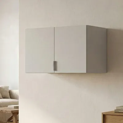 Immagine prodotto di Dmora Armadio Multiuso 2 Ante Farmington 51x49h cm Bianco, 2 Ante un Vano