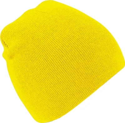 Produktbild von Beechfield Basic Strick Wintermütze PC2095 (Einheitsgröße) (Gelb)