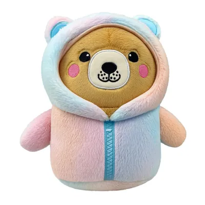 Produktbild von Kuscheltier Hund 28 cm mit Hoodie – Weiches Plüschtier Stofftier