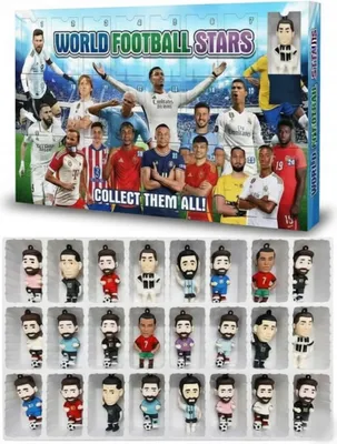 Obrázek produktu pro Adventní kalendář - World Football Stars - samé figurky.