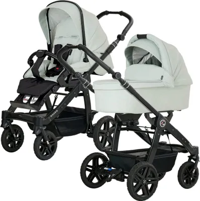 Produktbild von Hartan Kombikinderwagen Racer GTS Set inkl. Babywanne trend sage breeze