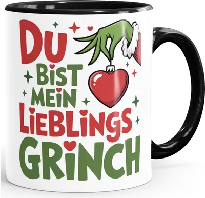 Produktbild von Tasse Weihnachten Du bist mein Lieblings- Spruch Lustig Geschenkidee Weihnachtsmuffel Lieblingsmensch MoonWorks®