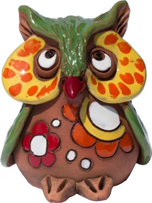 Produktbild von Gartenstecker Eule Vogel Keramik Garten Deko Stecker Stab Skulptur Objekt Figur