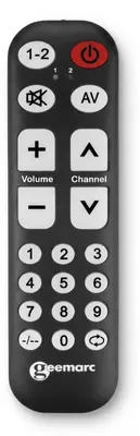 Image de geemarc 3521350008920 Geemarc TV-10 Universalfernbedienung lernfähig große Schrift