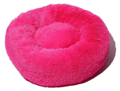 Immagine prodotto di Cuccia per cani, cuccia per gatti, morbida, rotonda, 100 cm, rosa scuro