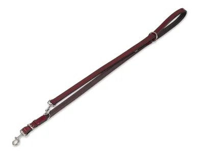 Produktbild von Nobby 78422-38, Hund, Trainingsleine, Schwarz, Violett, Band, Leder, 2 m