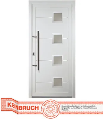 Produktbild von Haustür Signum Modell 1 RC2 Kunststoff weiß/weiß 920 x 2000 mm DIN Links