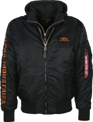 Obrázok produktu pre ALPHA INDUSTRIES MA-1 D-Tec SE pánska zimná bunda, veľkosť:XL, Alpha Industries farby:Black/Orange