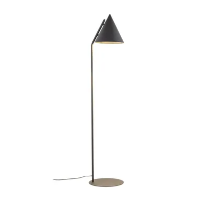 Obrázek produktu pro Stojací lampa kovová černá E27 retro