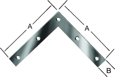 Immagine prodotto di Staffa angolare 160x22mm n. 187160Z