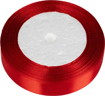 Immagine prodotto di Nastro di raso - 20 mm / 22,5 m - Rosso