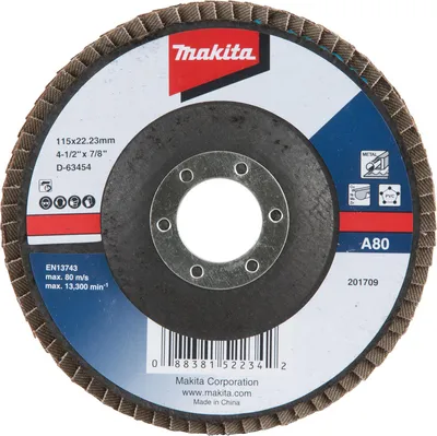 Produktbild von Makita Fächerschleifscheibe 115mm A80
