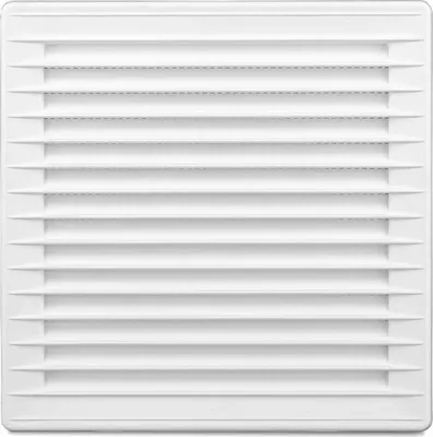 Image de airRoxy SVM 125 mm grille de ventilation carrée 170x170 mm, blanc