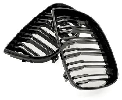 Immagine prodotto di doppia griglia BMW, nero lucido, BMW 1 E81/E87