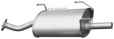 Produktbild von ASMET 14.046 Endschalldämpfer für NISSAN Almera II Limousine (N16) Auspuff