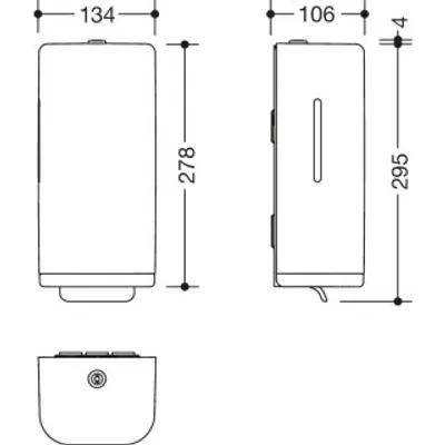 Produktbild von HEWI 477.06B10199 99 Seifenspender, manuell EM