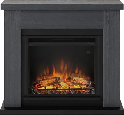 Image de Cheminée électrique décorative "Frode" Gris foncé - Powerflame