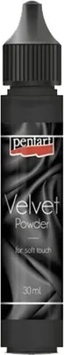 Zdjęcie produktu dla Proszek aksamitny Velvet powder 30ml czarny / black - Pentart