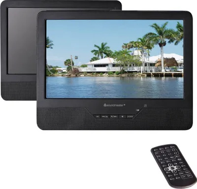 Zdjęcie produktu dla Soundmaster PDB1800, Przenośny odtwarzacz dvd, Do zawieszenia na ścianę, Czarny, CD audio, CD video, SVCD, VCD, CD, CD-R, CD-RW, DVD, DVD+R, DVD+RW, DVD-R, DVD-RW, NTSC, PAL