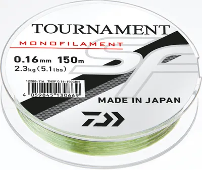 Image de DAIWA Tournament SF, 3000m, 0,16mm, 2.3kg / 5,07lbs, vert, fil de pêche monofilament, 12200-616