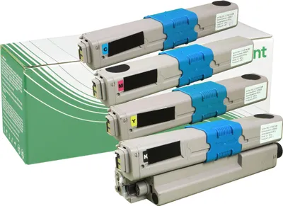 Produktbild von Toner kompatibel zu Oki 44973536-33 Mehrfarbig C301dn, C321dn, MC332dn, MC342dn0