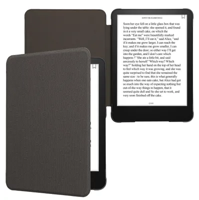 Produktbild von kwmobile Hülle kompatibel mit Amazon Kindle Paperwhite (2024)/Colorsoft - Nylon eReader Schutzhülle Cover Case - Anthrazit