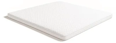 Produktbild von The White Stone Matratzentopper 180x200 aus Memory Foam mit Höhe 5 cm | Atmungsaktiv und Hypoallergen | Hergestellt in Italien