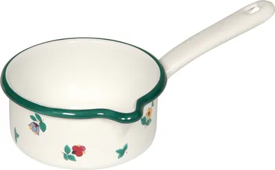 Produktbild von Riess Country Gmundner Streublumen Stielkasserolle Ø14 cm 0,75 Liter mit Ausguss