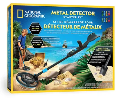 Zdjęcie produktu dla Detektor metali dla dzieci - zestaw startowy z wodoodporną cewką i łopatką