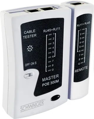 Obrázek produktu pro Schwaiger NWM1 531, RJ-11, RJ-45, Černá, Bílá, 9 V, 105 mm, 29 mm, 100 mm