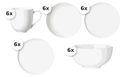 Produktbild von Kombiservice 30 tlg. Skagen