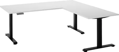 Productafbeelding van Bureau HARPER BIRCHES, wit, hoekbureau, 180x177 cm