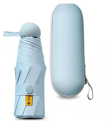 Produktbild von Windfester Mini-Reiseschirm – nur 230 g inklusive Aufbewahrungsbeutel