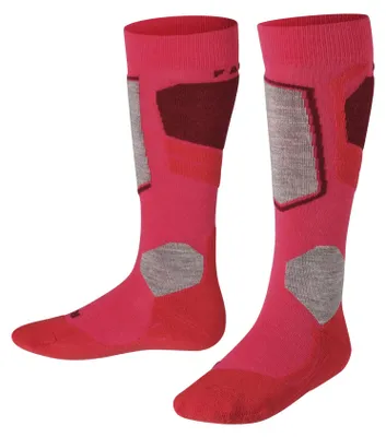 Image de Chaussettes de ski FALKE, modèle SK4 Advanced K, uni, pour enfants, en Laine et matières fonctionnelles, chaudes et fines