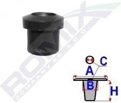 Obrázek produktu pro 10x klip ROMIX C60770
