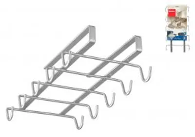 Immagine prodotto di Sottoripiano Porta Tazza Da 10 Posti In Metallo Grigio