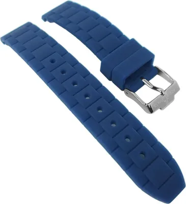 Produktbild von Jacques Lemans Uhrenarmband Silikon blau 1-1571 1-1745 1-1623 1-1587