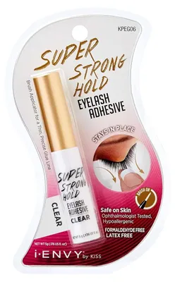 Produktbild von Wimperkleber transparent, stark haftend, mit Applikator, 5 ml, für Wimpernverlängerung